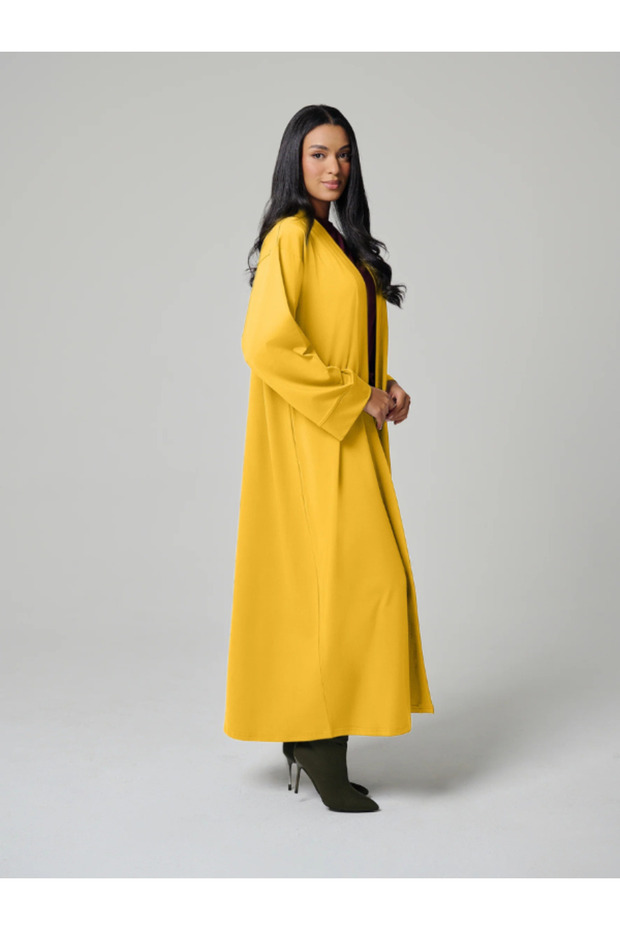 Classic Women's Abaya - Yellow