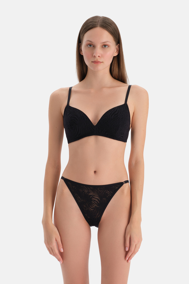 Black Lace Brazilian Panties
