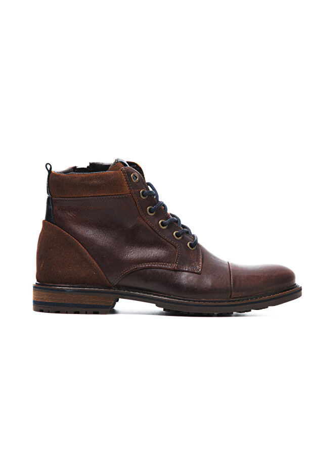 Men's Boots 1041 021 Wk-John May Orkut Suede Cognac