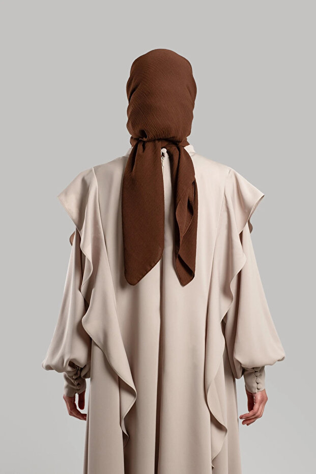 Rochie Volanlı Ferace - Stone - 6