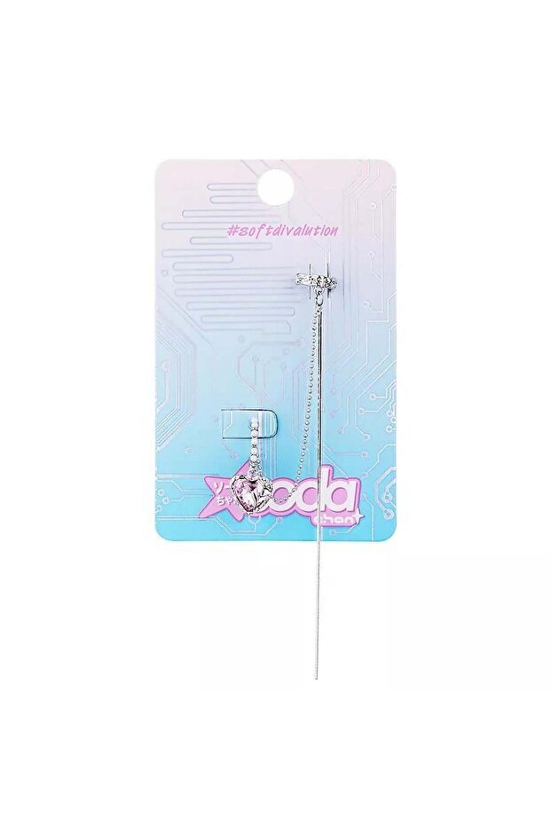 Chan Pink Heart Ear Cuff Softdivalution