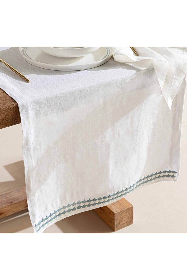 Tımbre Runner 50x180 Cm Beyaz - 2