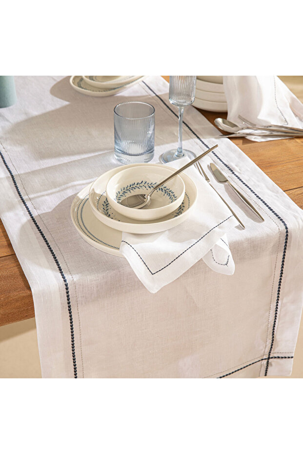 Ruban Runner Beyaz - 2