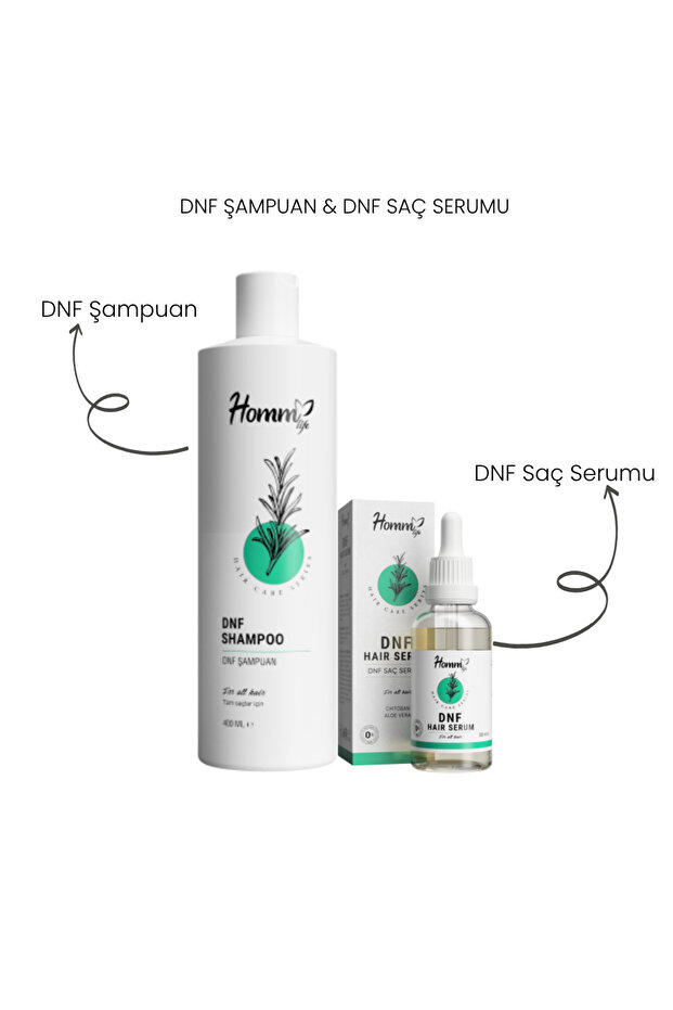 DNF ŞAMPUAN 400 ML. & DNF SAÇ SERUMU 30 ML. (İKİSİ BİR ARADA) - 1