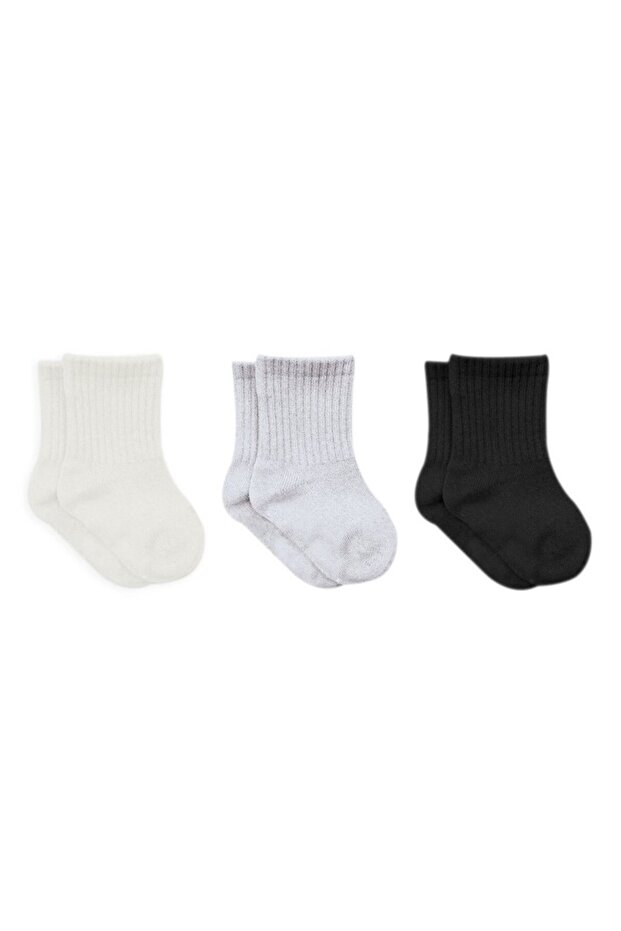 6-Pack Basic Combed Cotton Socks 10101 - 1