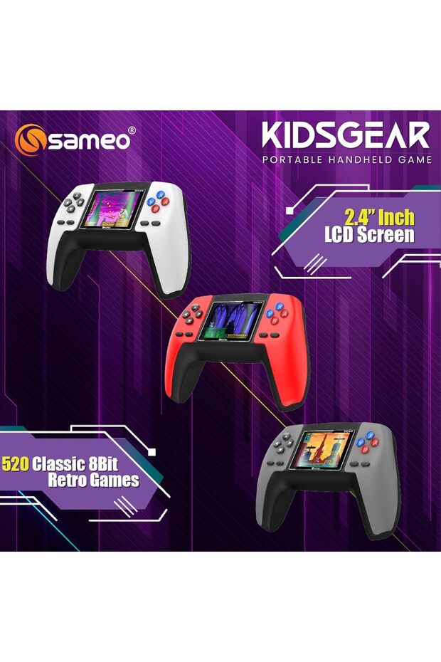 وحدة تحكم محمولة على شكل وحدة تحكم مدمجة 520 لعبة ريترو - 5