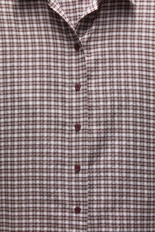 Ekose Oversize Gömlek - 8