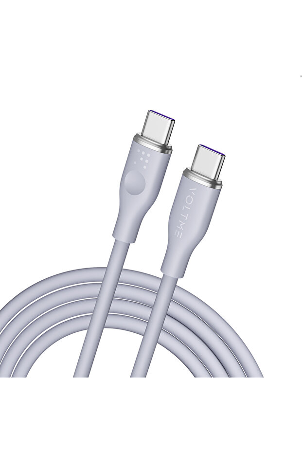 كابل موس سيريز USB-C إلى USB-C بطول 1.8 متر وقوة 100 واط - رمادي