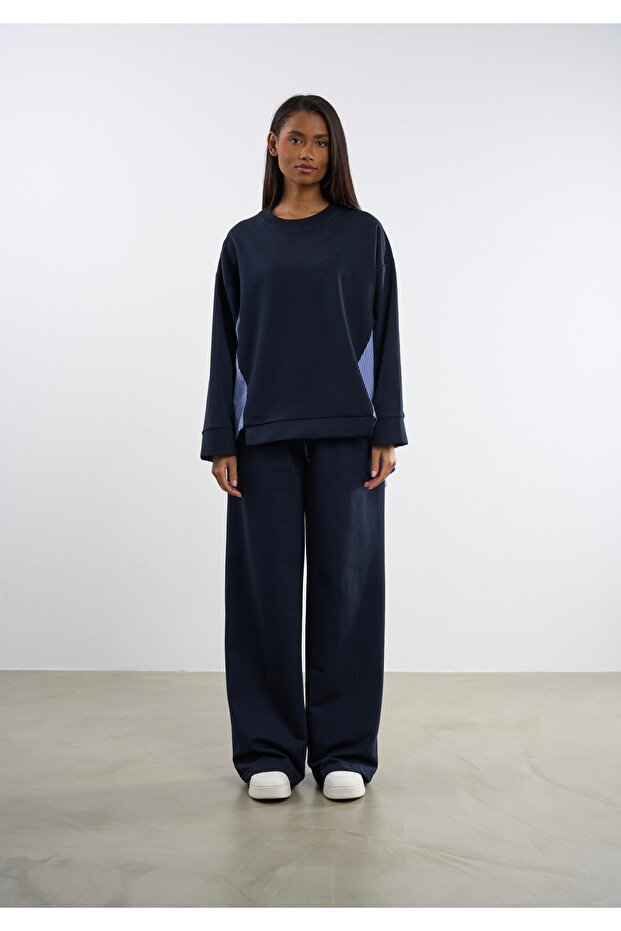 Paneled Tracksuit Set | 25301 | 36-50