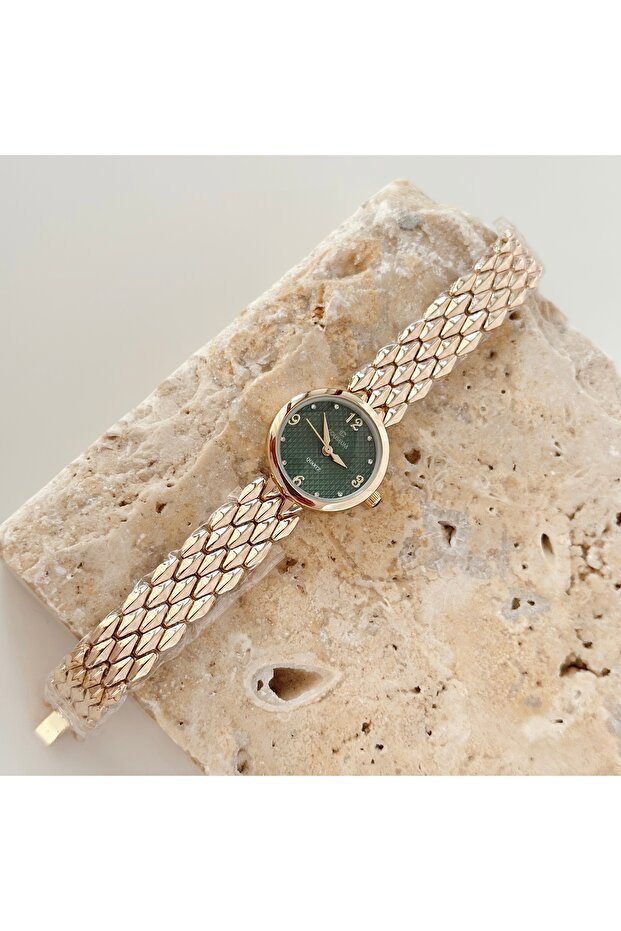 Osier Gold Green Watch