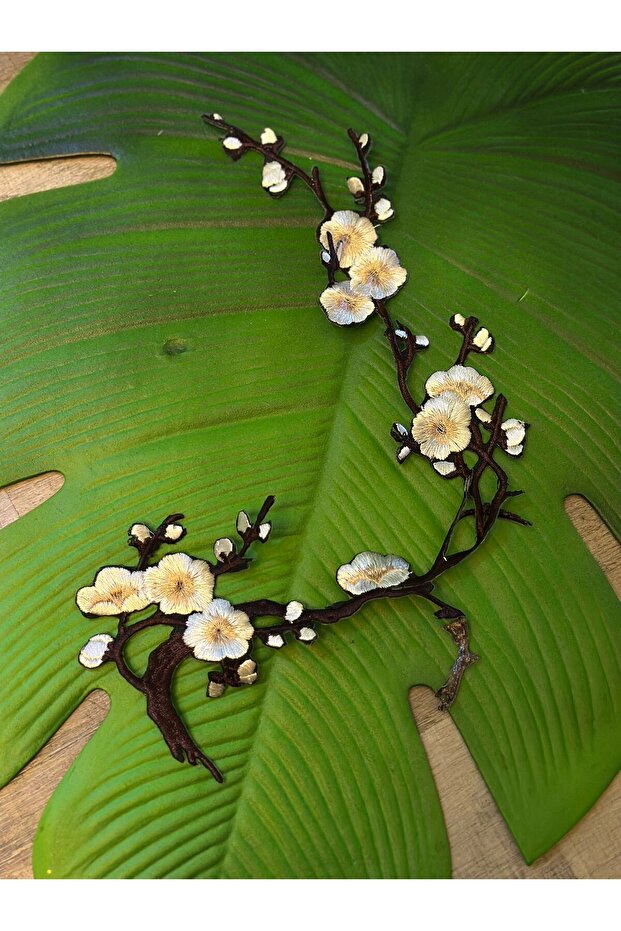 Iron-On Spring Branch Vine Decoration Sewing Accessory 40X7 cm