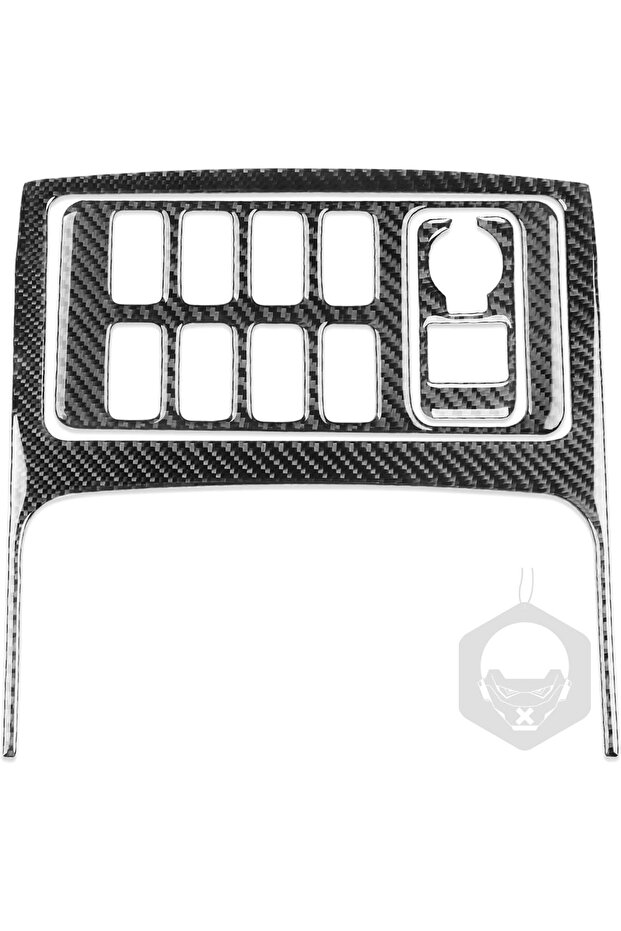 Carbon Fibre Interior Trim Sticker Kit for Toyota FJ Cruiser 2007-2024 (Full Panel, Medium)