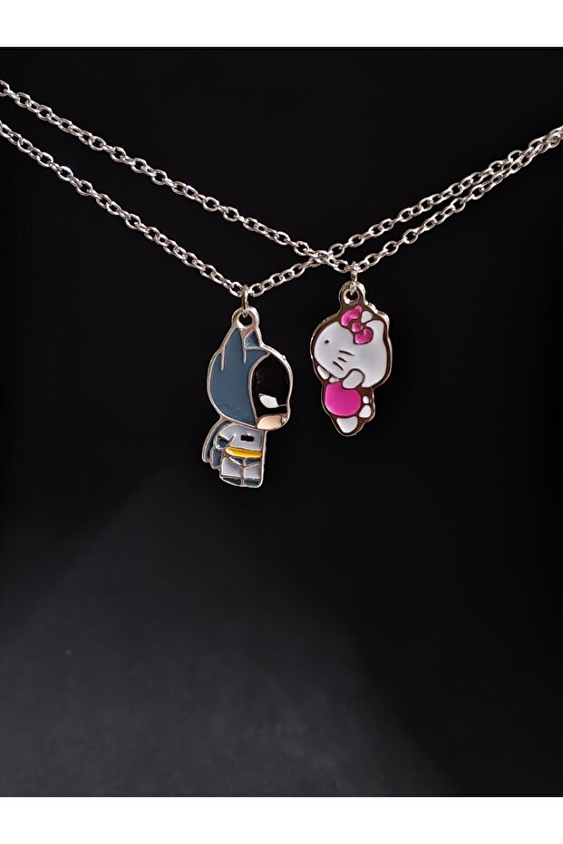 Hello Kitty Batman Çift Kolyesi - 1