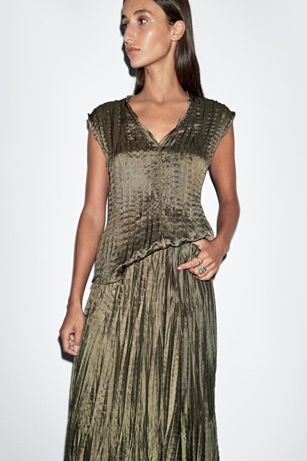 Pilili V yaka top - 4