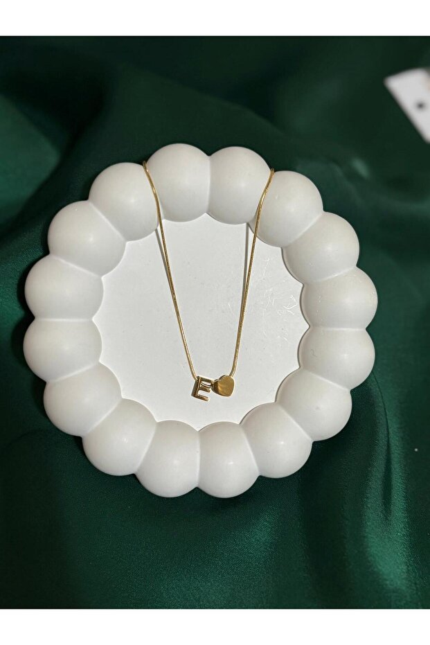 Kalpli Harf Kolye E - 2