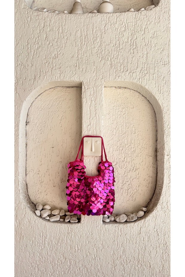 Pembe pullu çanta - 2