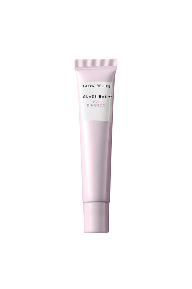 Glass Balm Lip Care Shimmer & Moisturizing Lip Gloss Ice Bingsoo Elsbeauty