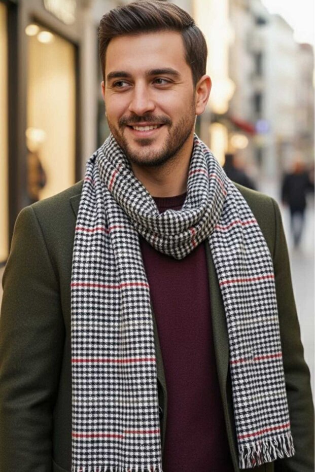 Men's Premium Luxury Patterned Scarf - 4