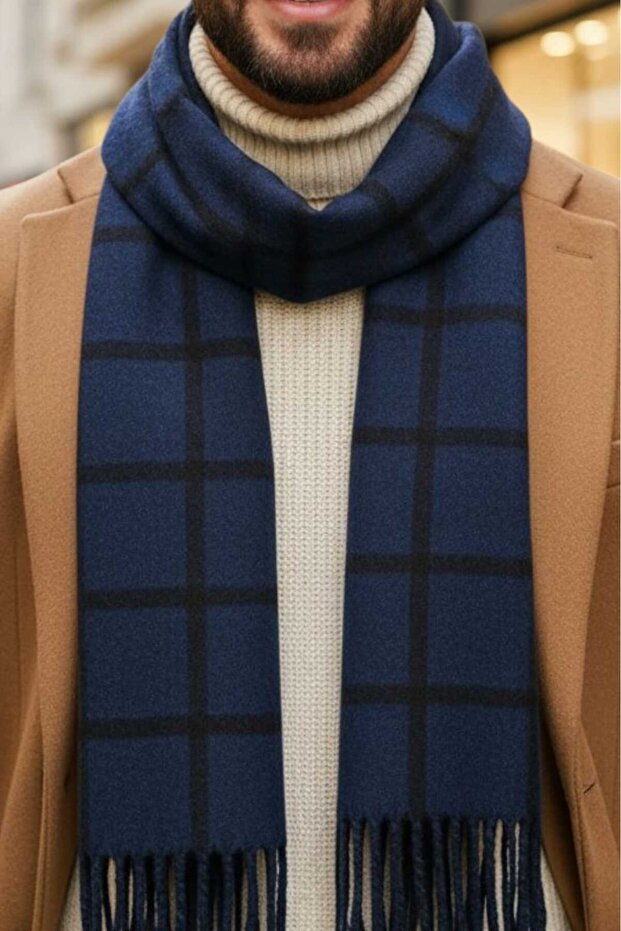 وشاح رجالي فاخر منقوش - 5