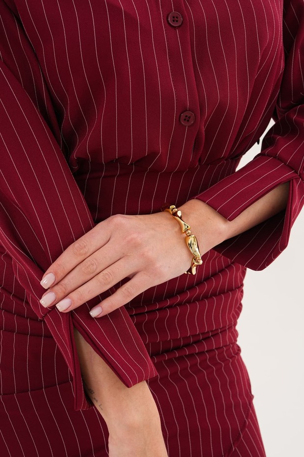 Dabil Gömlek Elbise - 8