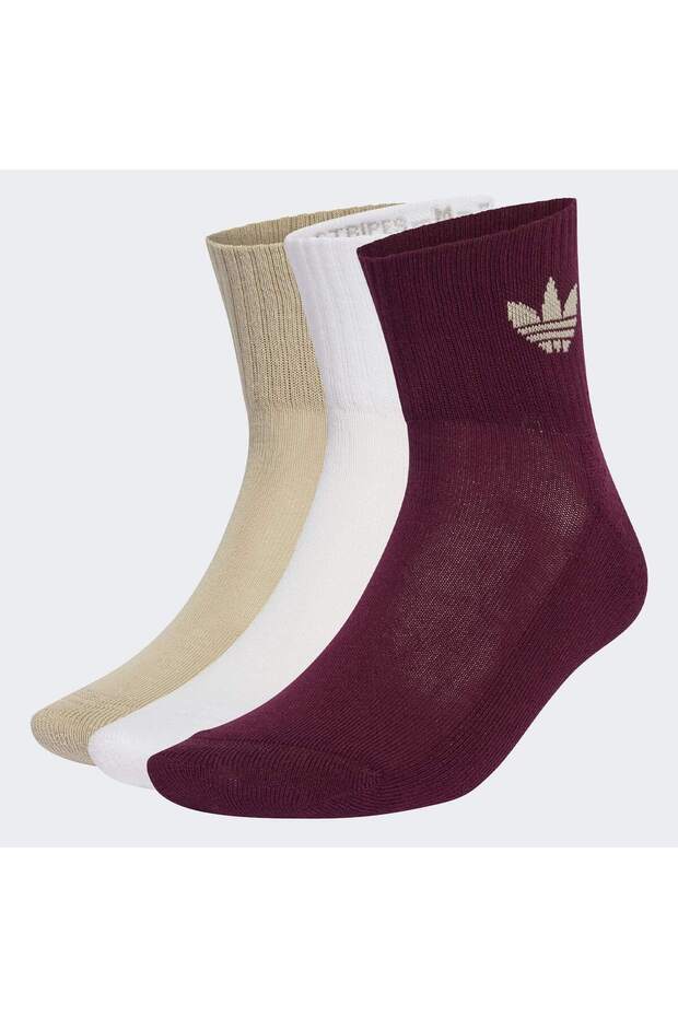 Mid-Cut Bilekli Çorap - 3 Çift - 2