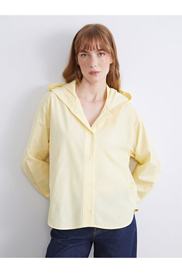 Hooded Oversize Women's Shirt