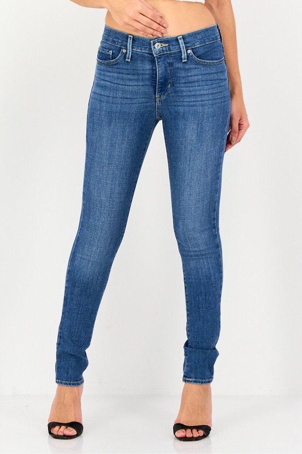 Women Skinny Fit Washed Stretchable 311 Shaping Jeans, Blue