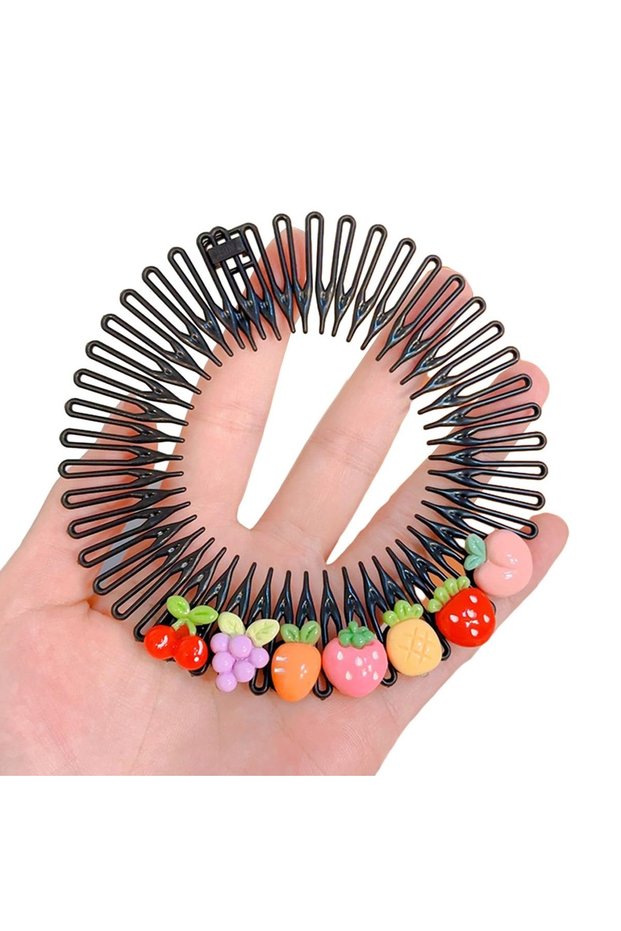 Girl-Child-Baby 1 Piece Figured Ghost Invisible Crown Spring Hair Tie