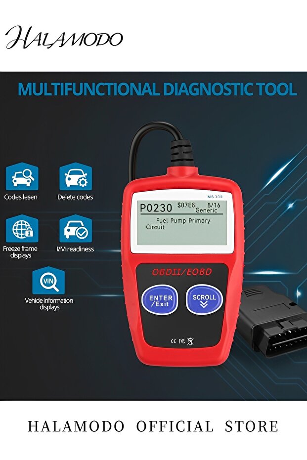 Car OBD2 Diagnostic Scanner Code Reader Diagnostic Scan Tool Check Engine Failure Code - 3