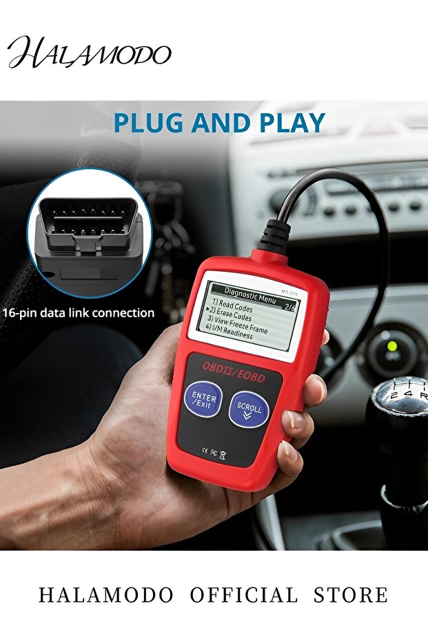Car OBD2 Diagnostic Scanner Code Reader Diagnostic Scan Tool Check Engine Failure Code - 6