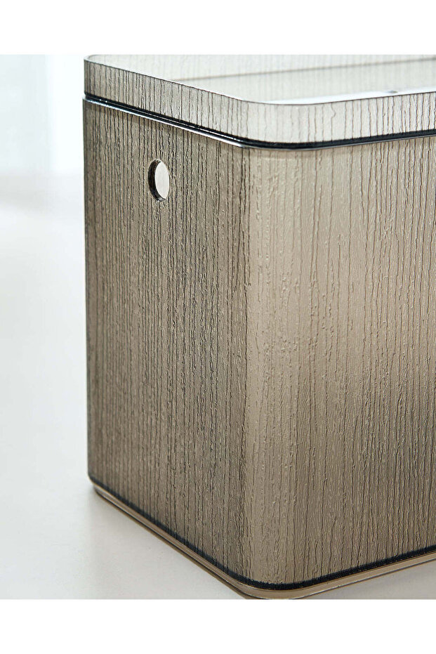 سلة تخزين سوداء مزخرفة - 4