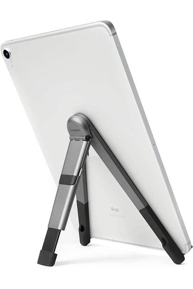 Compass Pro Portable Stand for iPad and Tablets, Silver (12-1805)
