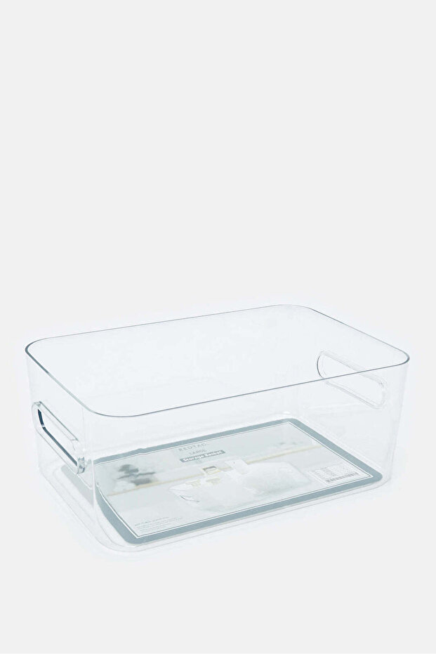 سلة تخزين شفافة (كبيرة) - 4