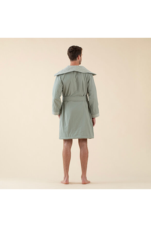 Adriel Unisex Bornoz Yeşil - 4