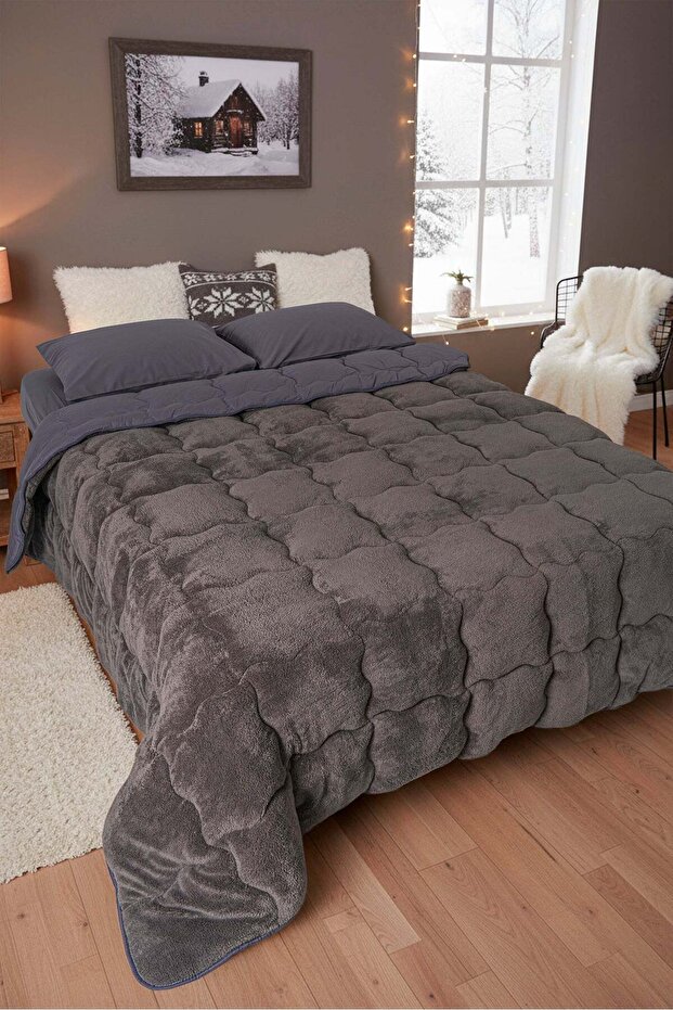 Sherpa Tek Kişilik Comforter Set - 1