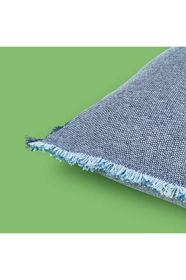 Soft Plaid Kırlent - Mavi - 45x45 cm - 3