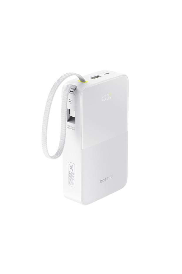 EnerFill Bipow2 Pro 20000mAh Dahili USB-C Kablolu, 22,5 W Hızlı Şarjlı, LED Ekranlı Powerbank