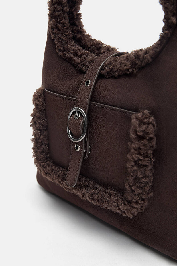 Suni yünlü kol çantası - 4