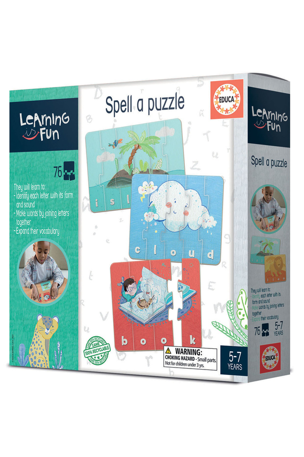 puzzle educativ Litere (76 de piese)