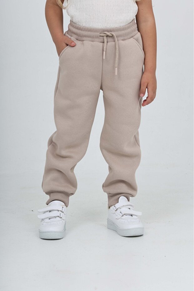 Girl's t Logo Embroidered Tracksuit Bottom