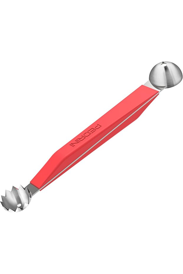 Dual-function fruit scooping and shaping tool - 1
