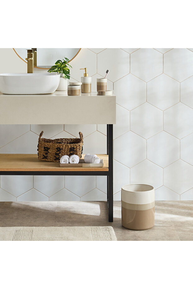 طبق صابون سيراميك سالتون - 7