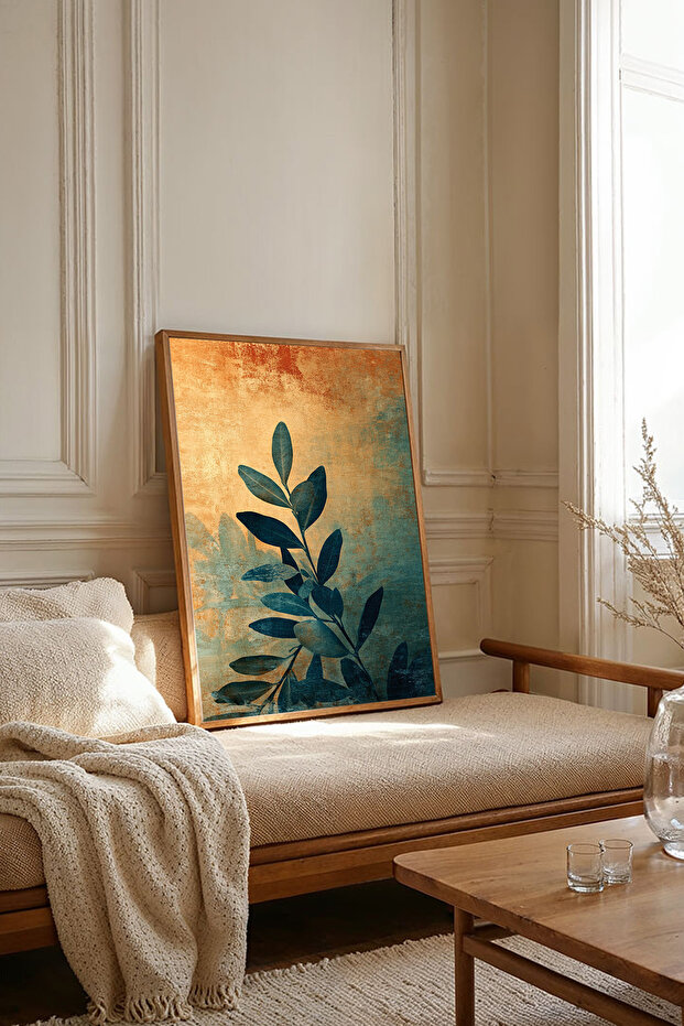 One Piece Wooden Framed Living Room Hall Kitchen Painting Tk2371
