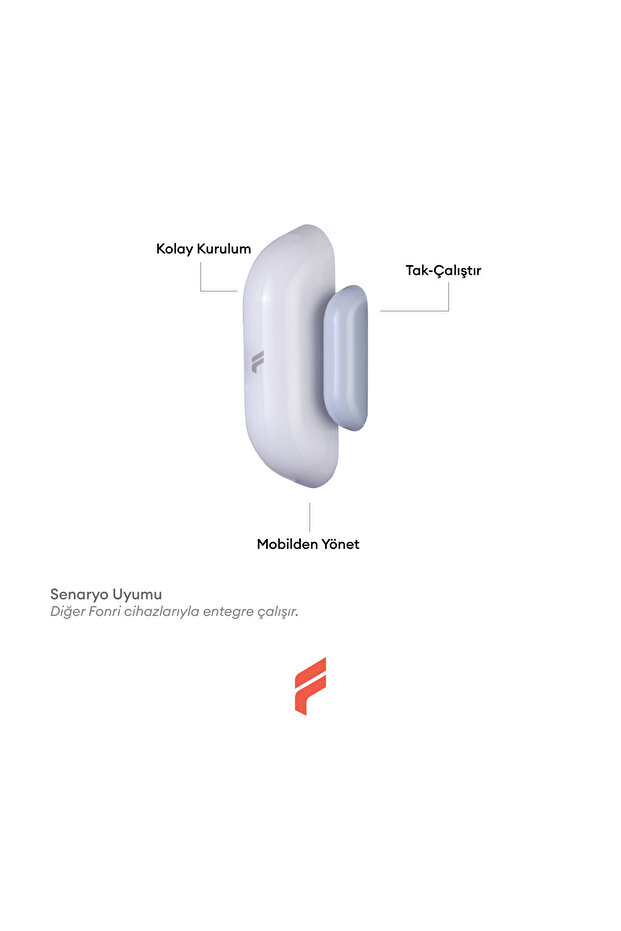Akıllı Kablosuz Kapı Pencere Sensörü 5'li Set - 4