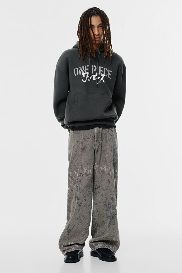 One Piece kapüşonlu sweatshirt - 2