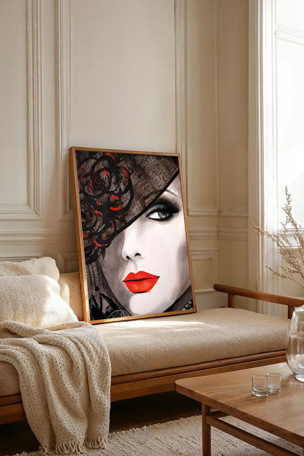 One Piece Wooden Framed Living Room Hall Kitchen Painting Tk2361