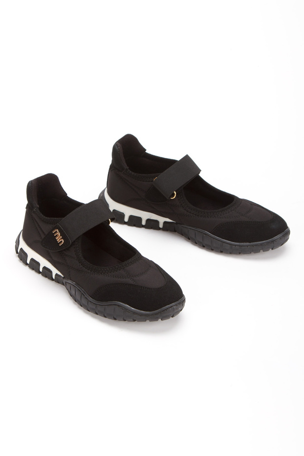 Women's Orthopedic Sole Velcro Ballerina Sports Shoes