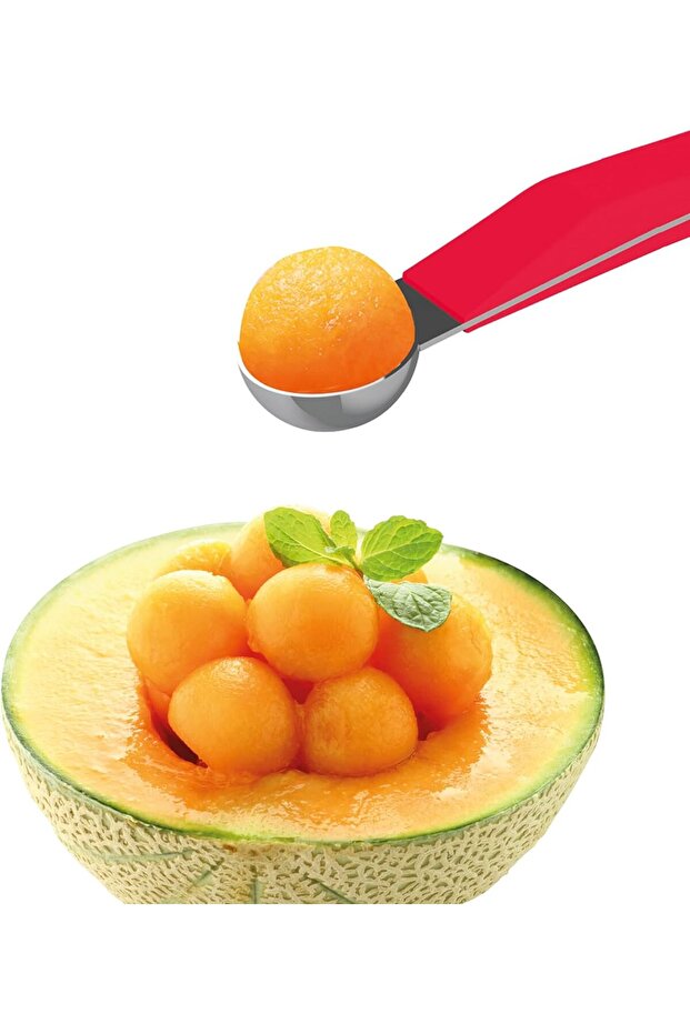 Dual-function fruit scooping and shaping tool - 3
