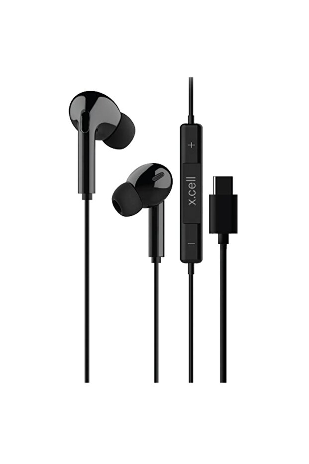 Type-C Wired In Ear Stereo Headset HS103C, Black