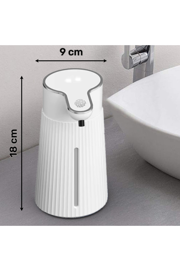 Touchless Liquid Soap Dispenser 400ml Automatic Large USB-C IR - 6